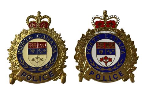 Lot of 2 Ports Canada Police Badges