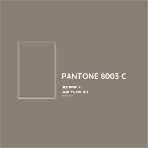 About PANTONE 8003 C Color - Color codes, similar colors and paints ...