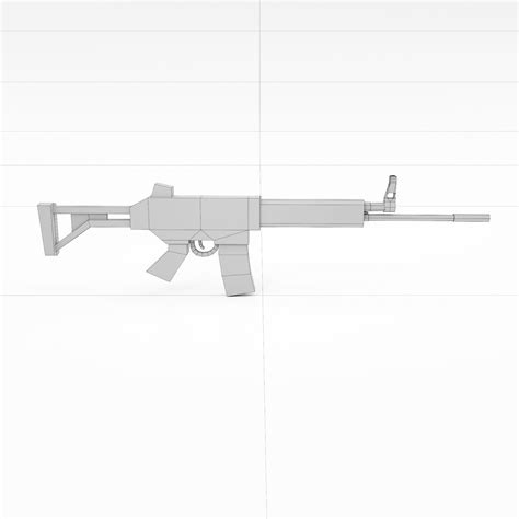 Kritrim Vault - PINDAD SS1 Assault Rifle 3d Model