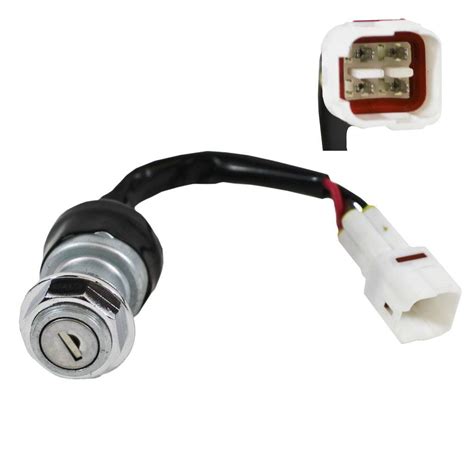 Ignition Key Switch - 4 Wire - HiSun ATVs, UTVs - Version 52