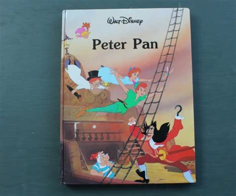 VINTAGE WALT DISNEY Peter Pan Large Hardcover Book Gallery Books Pictures $3.00 - PicClick