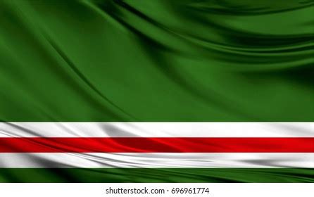 Realistic Colourful Background Flag Chechen Republic Stock Photo 611470238 | Shutterstock