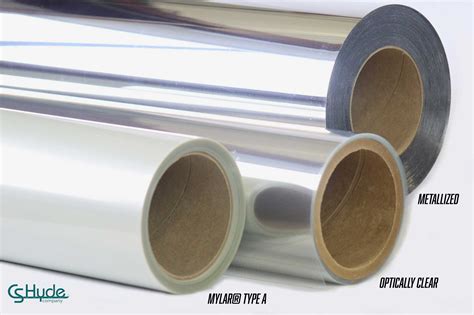 Item # 48-1F-OC, .001" thick Optically Clear Polyester PET Film On CS Hyde Company