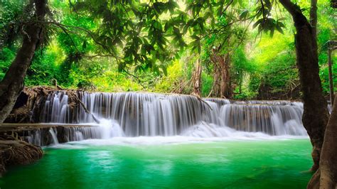 Green Lake Waterfall Wallpaper Hd - Waterfall Hd Wallpapers 1080p (#1895058) - HD Wallpaper ...