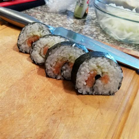 Smoked Salmon Sushi Roll Recipe | Allrecipes