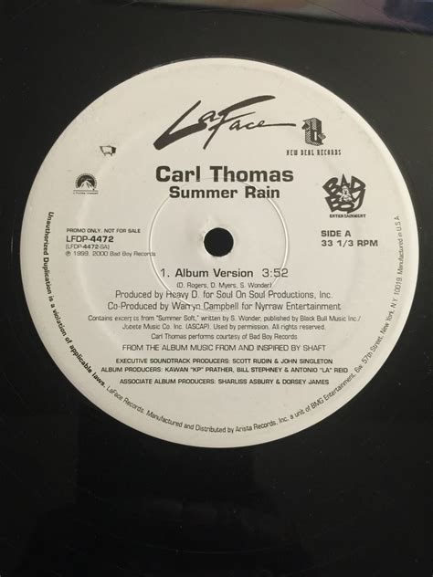 Seratofreak.com: Carl Thomas-Summer Rain 12" rip