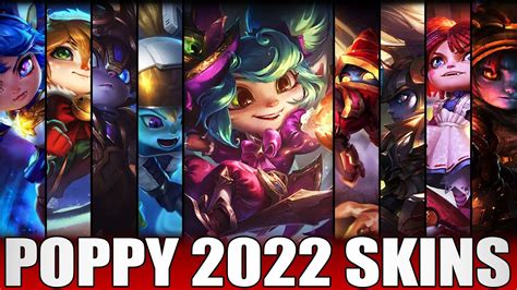 ALL POPPY SKINS 2022 - Including Bewitching Poppy - YouTube