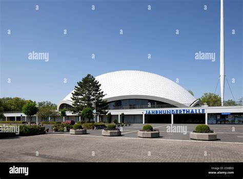 Jahrhunderthalle convention center, concert hall and venue, Frankfurt am Main, Hesse, Germany ...