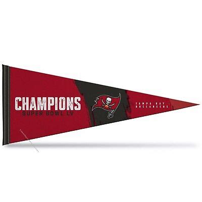 Tampa Bay Buccaneers 2020 2021 Super Bowl Champions Pennant Soft Flag ...