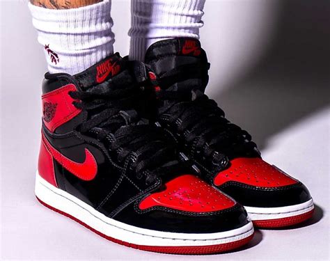 On-Foot: The Air Jordan 1 High OG ‘Bred Patent’ - Sneaker Freaker