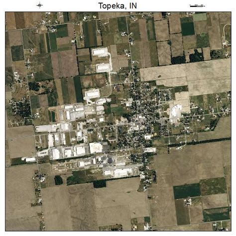 Aerial Photography Map of Topeka, IN Indiana