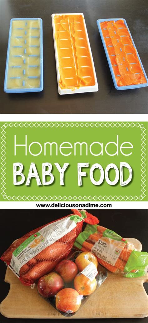 Homemade Baby Food Puree - Easy & Healthy Recipes - Delicious on a Dime