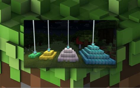 All Minecraft Beacon Levels | Minecraft, All minecraft, Beacon minecraft