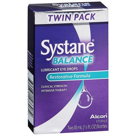 Systane Balance Lubricant Eye Drops Restorative Formula 2 Pack | Walgreens