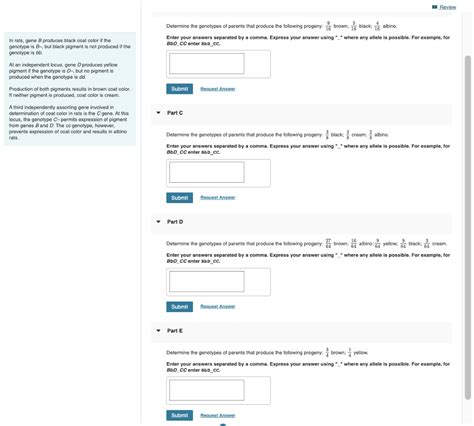 Solved Determine the genotypes of parents that produce the | Chegg.com