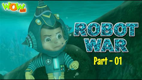 Vir The Robot Boy | Robo War | Part 1 | Cartoon Movies For Kids | Wow Kidz - YouTube