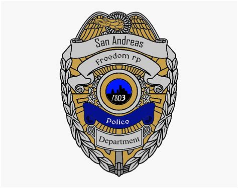 San Andreas Police Badge, HD Png Download , Transparent Png Image - PNGitem