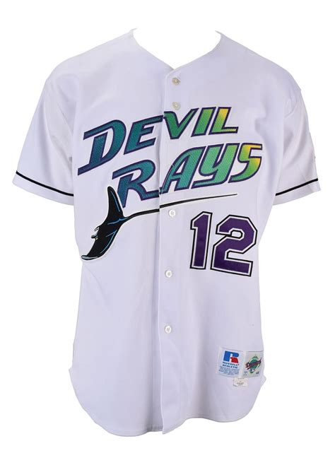 Wade Boggs Game-Worn 2001 Tampa Bay Devil Rays Jersey