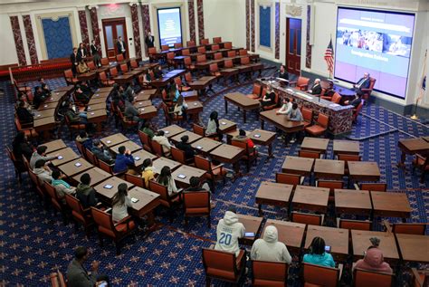 replica senate chamber at the EMK Institute for the US Senate by ESI ...