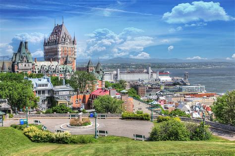 Old Quebec City District in Summer Stock Image ⋆ Usefulnext.com