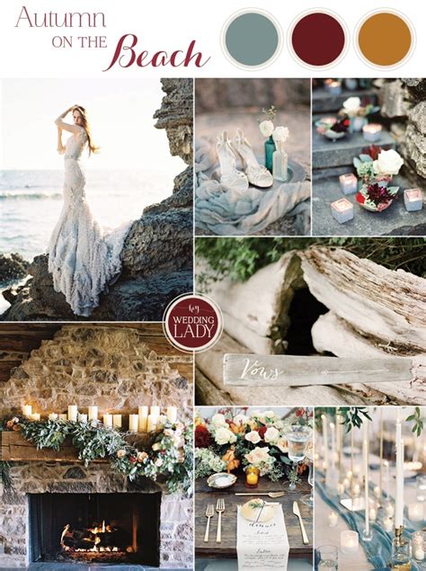 Dramatic Fall Beach Wedding Inspiration - Hey Wedding Lady