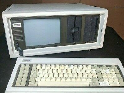 Compaq Portable Luggable All-In-One Computer 1983 Vintage First Laptop Retro PC #afflink ...