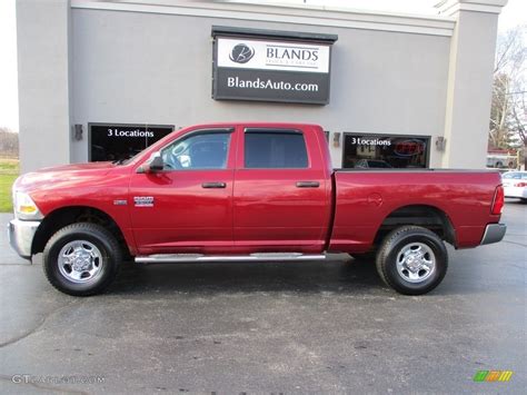 2010 Inferno Red Crystal Pearl Dodge Ram 2500 ST Crew Cab 4x4 #143347673 Photo #17 | GTCarLot ...