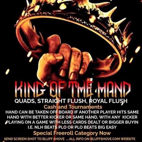 King Of The Hand » Bluff Shove Poker