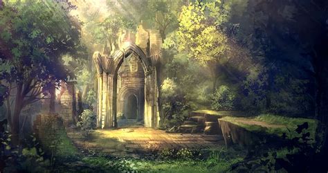 Fantasy, Ruin, HD wallpaper | Peakpx