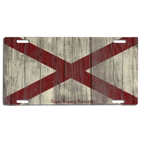 Alabama Flag Vintage License Plate | S.L. Revival Co - Americana ...