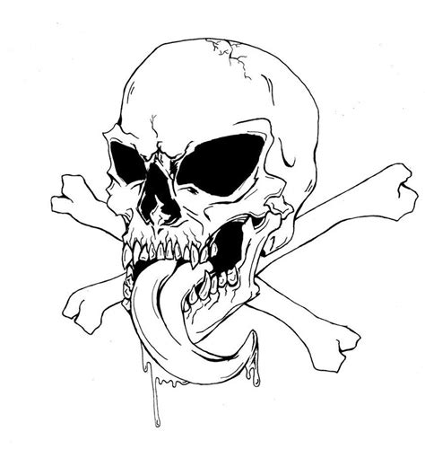 Skull and Crossbones Coloring Pages Collection | Skull, Coloring pages, Skull coloring pages