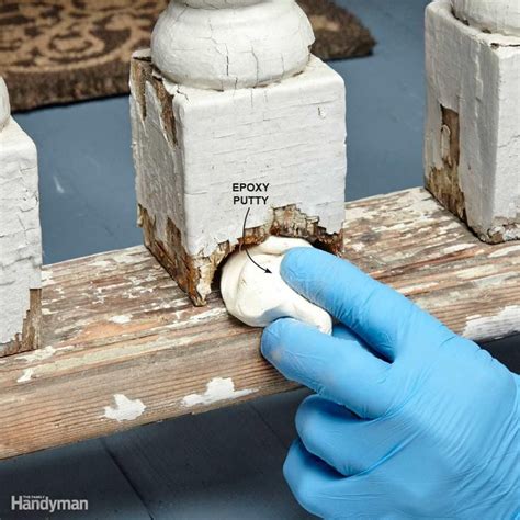 How to Use Epoxy Fillers (Resin or Putty) to Fill or Replace Rotted ...