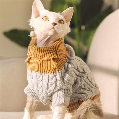 Cute Cat Knitted Sweater - 3 Colors Available - 3 Sizes Available - ApolloBox