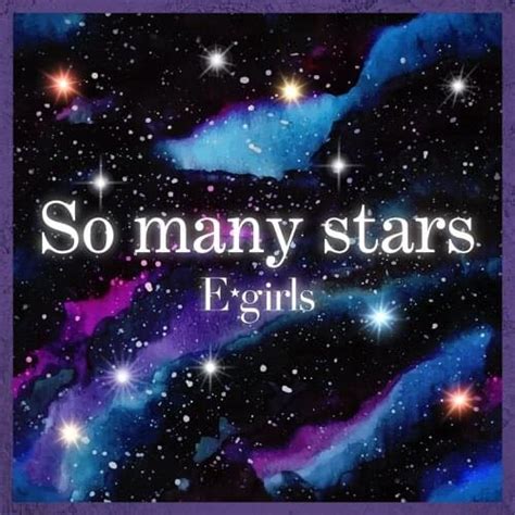 E-girls – So many stars Lyrics | Genius Lyrics