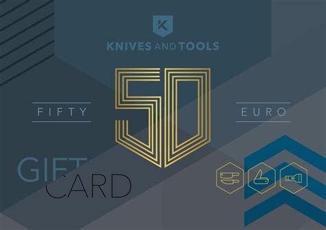 Knivesandtools Gift Card, €50 | Advantageously shopping at Knivesandtools.com