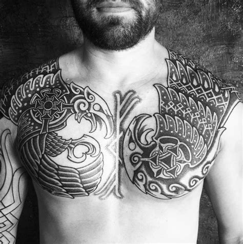 Blackhandnomad. Chest. Tattoo. Ornamental. Nordic. Epic. Beard. Strong ...