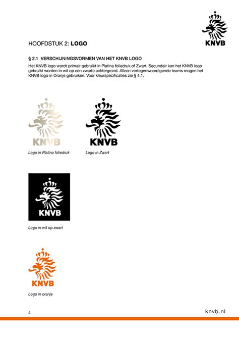 KNVB Corporate Identity on Behance