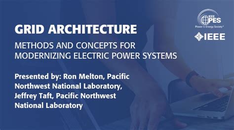 Grid Architecture: Methods and Concepts for Modernizing Electric Power ...