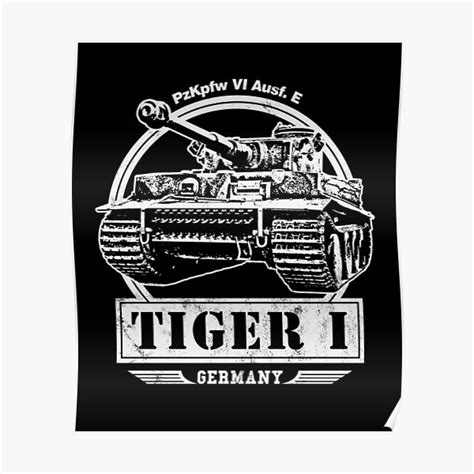 "Tiger I - WW2 Tank" Poster for Sale by RycoTokyo81 | Redbubble