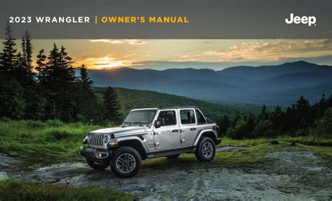 2023 Jeep Wrangler 4xe Owner's Manual PDF (396 Pages)