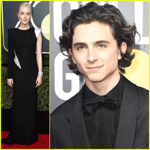 Lady Bird’s Saoirse Ronan & Timothee Chalamet Hit Golden Globes 2018 ...