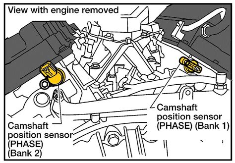 2005 Nissan altima camshaft position sensor problems