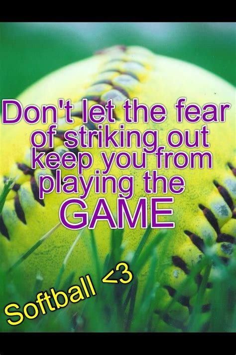 Pin by Celebrating Relationships: Cre on Quotes! | Softball quotes ...