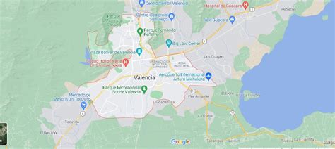 Valencia Venezuela Map