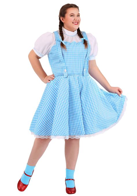 Plus Size Wizard of Oz Dorothy Costume - Walmart.com