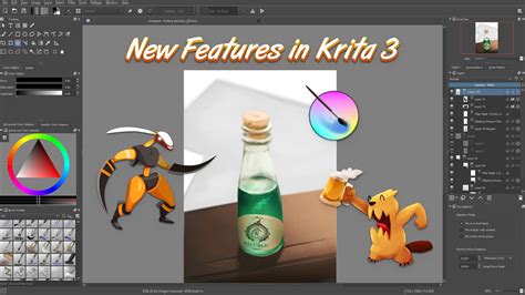 What’s New in Krita 3.0: Krita Review | Krita, Art instructions, Raster graphics