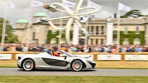 Lanzante McLaren P1 Spider Waves Its Door To The Crowd At Goodwood