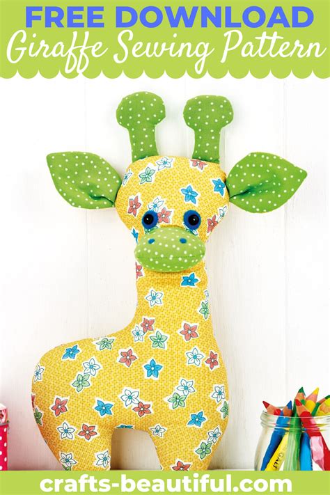 Pattern For A Stuffed Giraffe