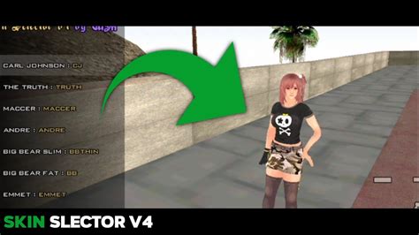 Skin Selector V4 - Gta Sa Android!! - YouTube