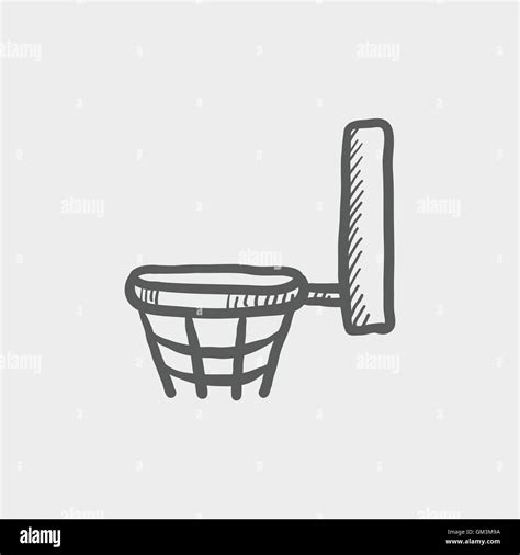 Basketball hoop sketch icon Stock Vector Image & Art - Alamy